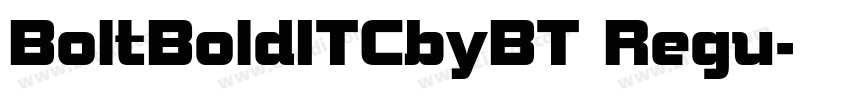 BoltBoldITCbyBT Regu字体转换